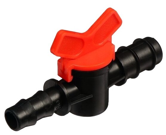 Клапан регулирующий, для шланга 1/2" (12 мм) – 3/4" (19 мм), пластик