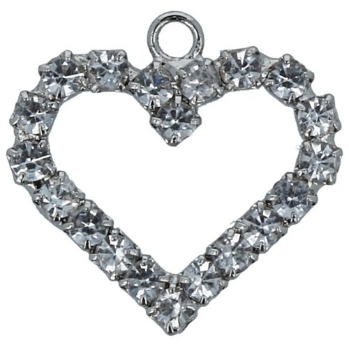 TORIONI PT004 Подвеска 17 х 16 мм №04 никель (прозрачный) 1715575162