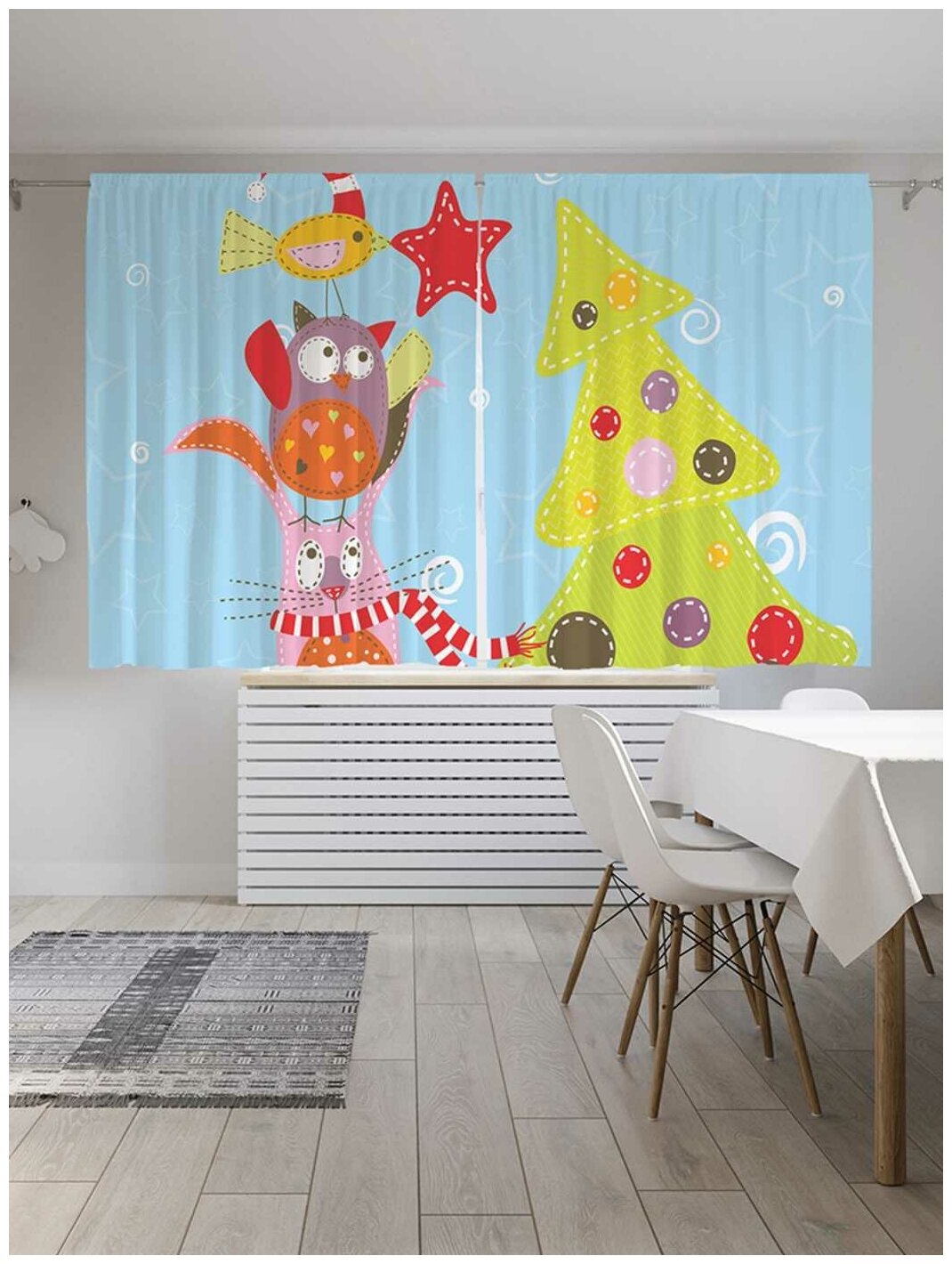 Фотошторы короткие 