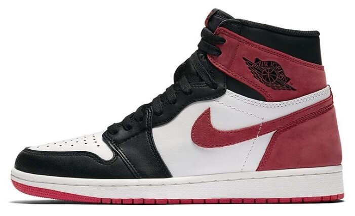 nike air jordan 1 red black