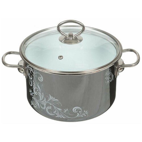 Кастрюля цил. 4л Iseberg, мокр. асф, 8SD205S