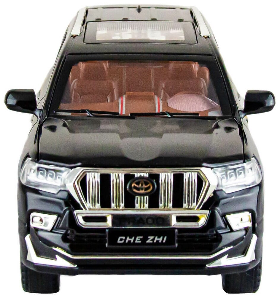 Коллекционная модель Toyota Land Cruiser Prado 1:24 (металл свет звук)