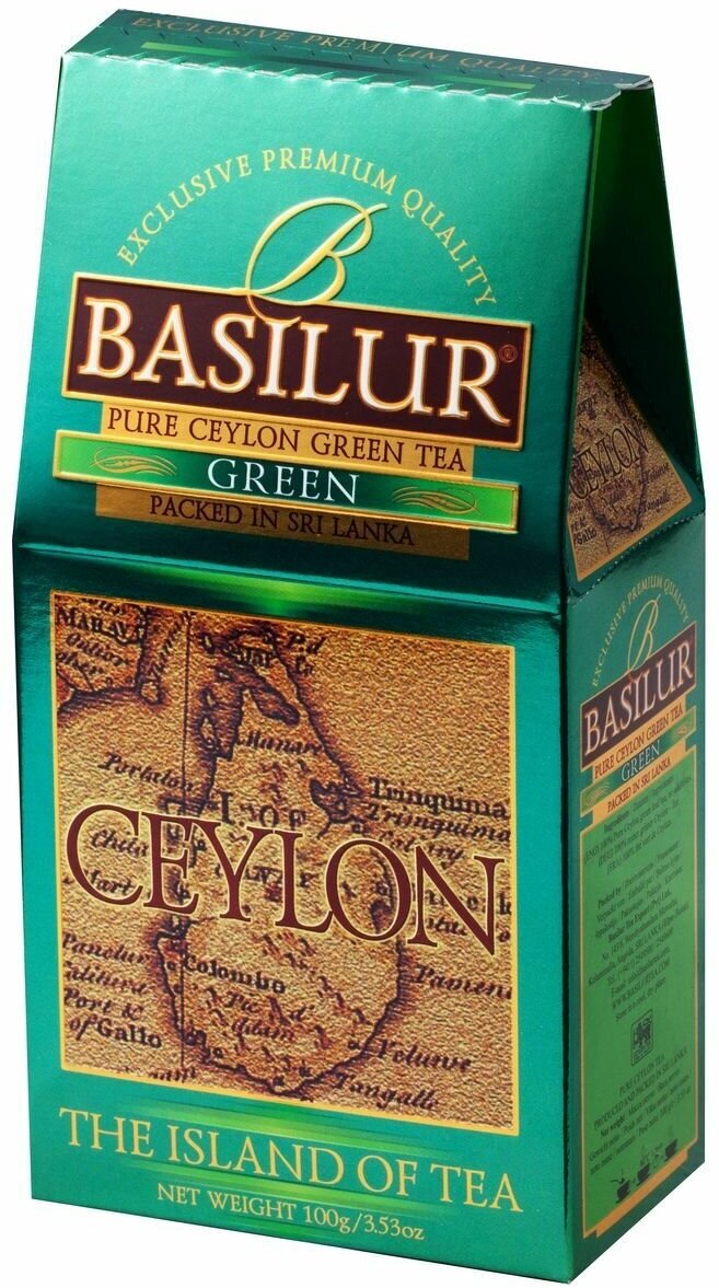 Чай зеленый Basilur Остров зеленый 100г Basilur Tea Export - фото №14