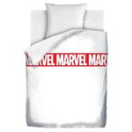 Постельное белье 1.5-спальное Промторгсервис Мстители White Marvel, поплин - изображение