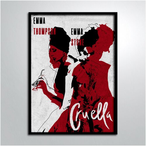 Постер в раме/Круэлла Карандаш Cruella