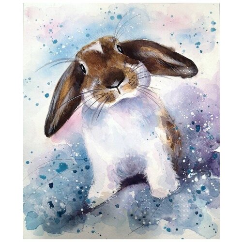 Картина по номерам Кролик 40х50 см АртТойс картина по номерам цветочный кролик 40х50 см