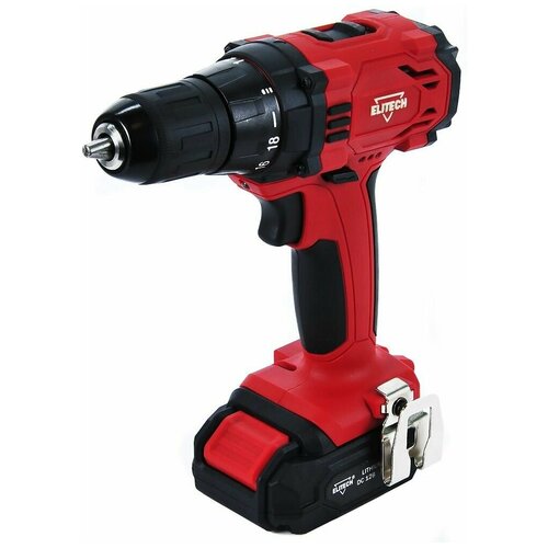 Аккумуляторная дрель-шуруповерт ELITECH ДА 12 СЛ2 20Ач Е220100401 электроинструмент подарок на день рождения мужчине любимому папе дедушке парню 772000₽