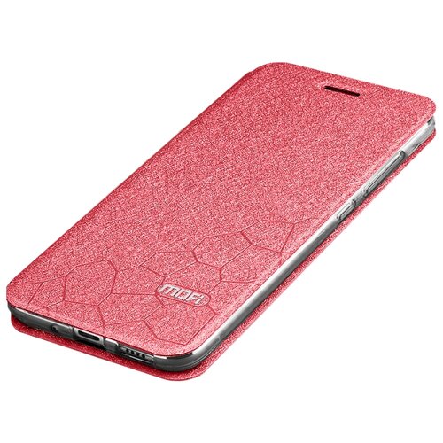 фото Чехол-книжка mypads для xiaomi mi max 3 водоотталкивающий с мульти-подставкой на жсткой металлической основе розовый