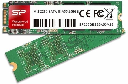 Твердотельный накопитель SSD M.2 256 Gb Silicon Power SP256GBSS3A55M28 Read 560Mb/s Write 530Mb/s TLC - фото №8