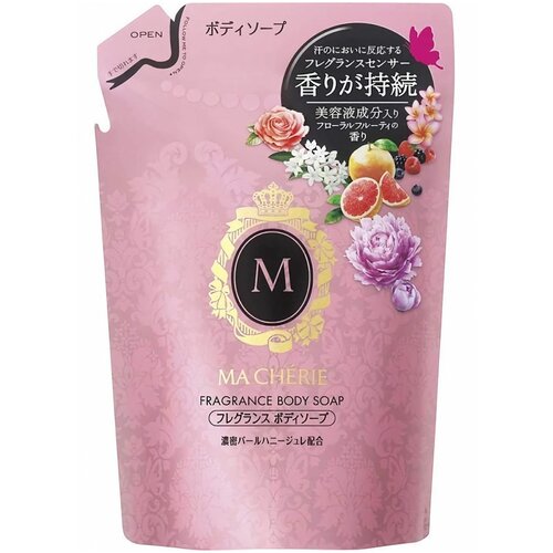 SHISEIDO Жидкое мыло для тела Ma Cherie MOISTURE мягкая упаковка 350 мл