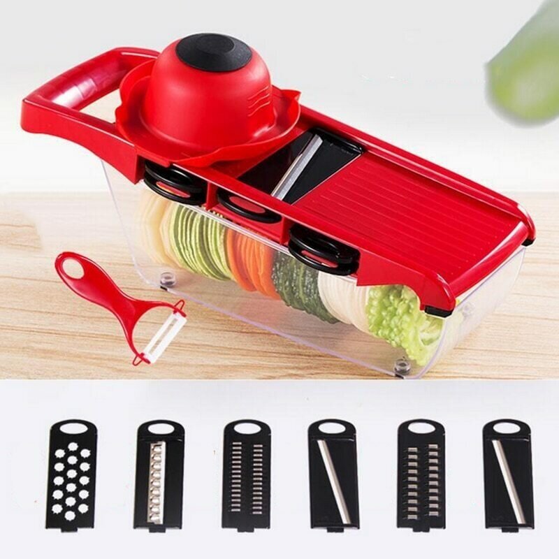 Овощерезка Mandoline Slicer 10 in 1 слайсер многофункциональная универсальная измельчитель фруктов и овощей