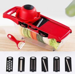 Овощерезка Mandoline Slicer 10 in 1, слайсер, многофункциональная, универсальная, измельчитель фруктов и овощей