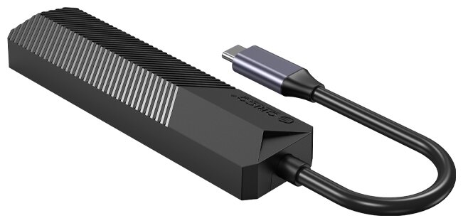 USB-концентратор Type-C 6 в 1, 1xHDMI(4K@30Hz), 1xUSB3.0-A, 1xUSB2.0-A, 1xSD&TF, 1xUSB-C(PD), Orico MDK-6P, черный [ORICO-MDK-6P-BK-BP]