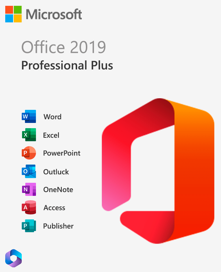 Office 2019 Professional Plus Microsoft привязка к устройству лицензионный ключ активации, Русский язык.