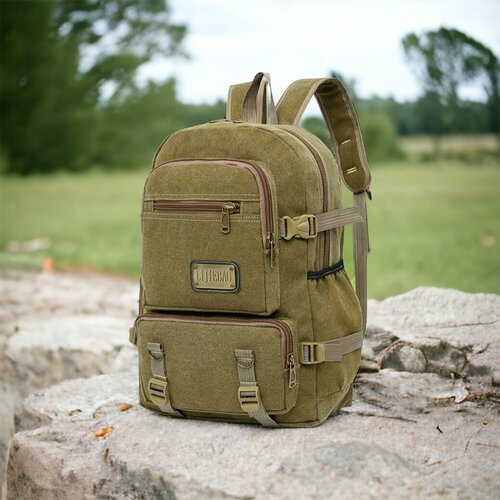 фото Рюкзак мужской милитари песочный sammybag