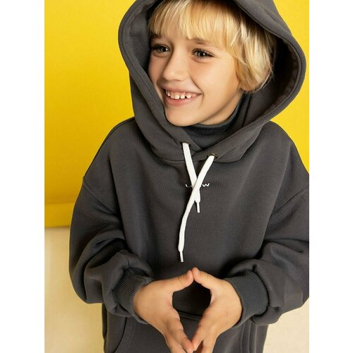 Худи Little Bandit, размер 140, серый