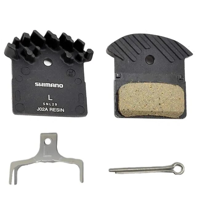 Тормозные колодки для велосипеда Shimano с радиатором (металлизированные (sintered)) - фото №14