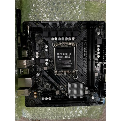 Материнская плата Asrock H610M-HVS Soc-1700 Intel H610 2xDDR4 mATX AC97 8ch71 GbLANVGAHDMI 9316₽