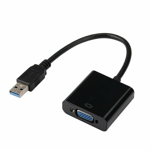 Кабель-адаптер USB 30 VGA для портативных ПК Windows 7810 черный 847₽