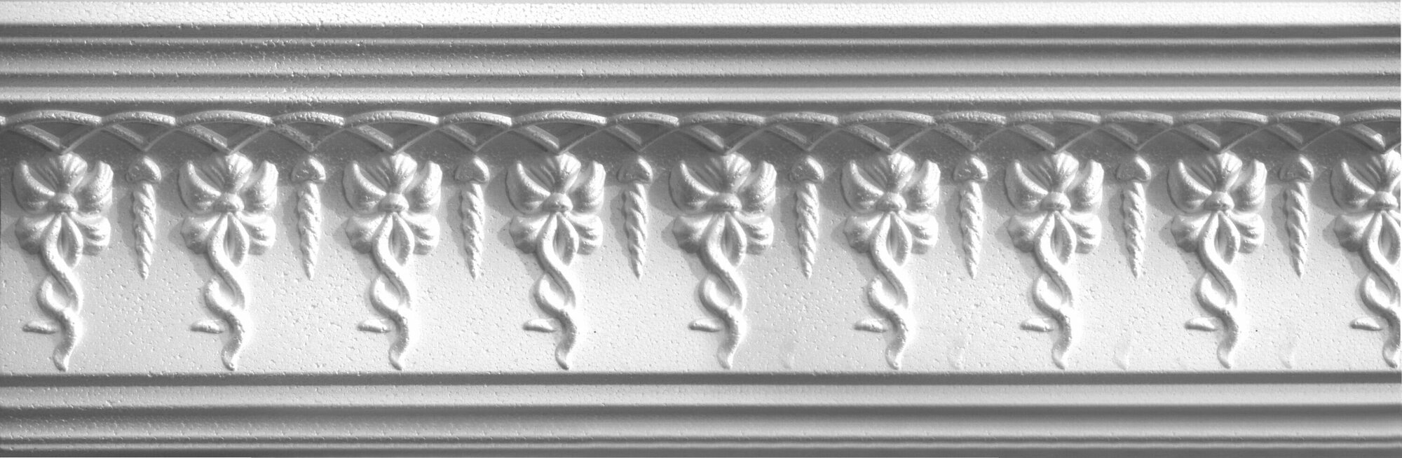 Плинтус потолочный SOLID С651/155 200х123х92 см белый