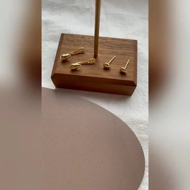 Серьги одиночные Стайл Групп, размер 10 мм, золото — фото 1