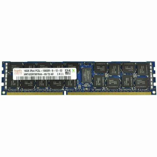 Серверная оперативная память 16 gb ddr3 1333 mhz 1x16 ГБ ECC REG HMT42GR7MFR4A-H9 T3 AD 135V PC3L-10600R 2500₽