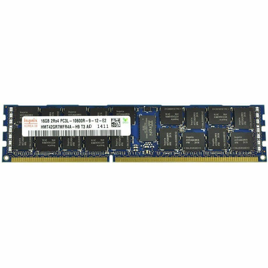 Серверная оперативная память 16 gb ddr3 1333 mhz 1x16 ГБ ECC REG HMT42GR7MFR4A-H9 T3 AD 1.35V PC3L-10600R