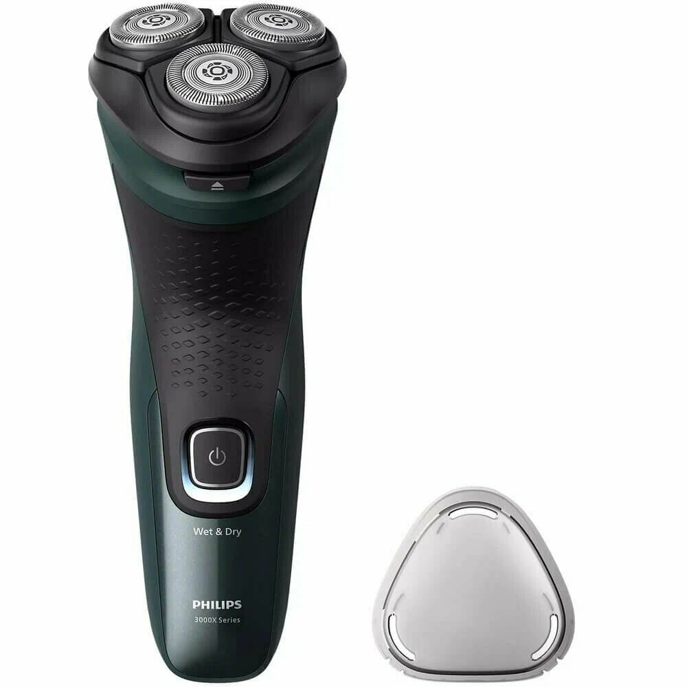 Бритва роторная Philips X3052/00 реж. эл:3 питан: аккум. зеленый