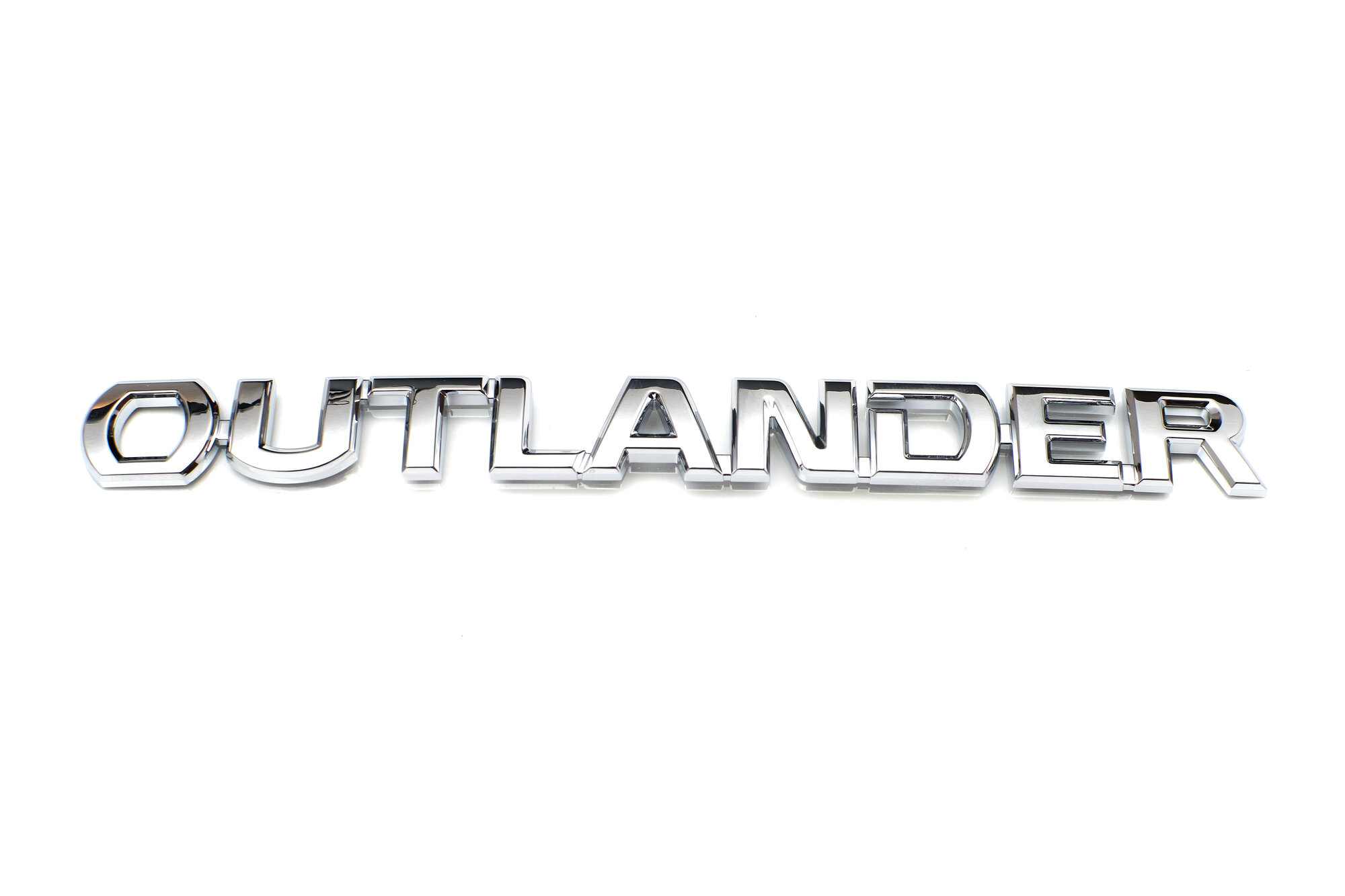 Шильдик багажника Mitsubishi Outlander "Outlander", хром, длина 18 см 7415A401