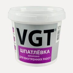 Изображение товара Шпатлевка акриловая для внутренних работ VGT (1,7кг)