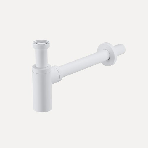 Изображение товара Бутылочный сифон для раковины, белый матовый, Оптима Хоум (Optima Home), IDDIS, OPTWT00i84