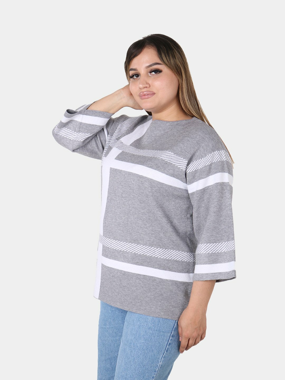 Свитер размер One Size, , серый — фото 1