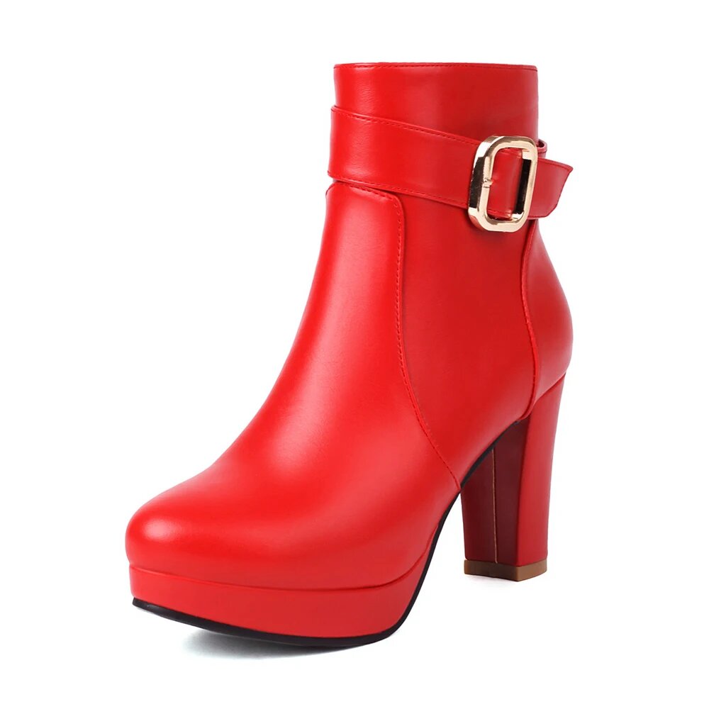 Сапоги размер 41 красный