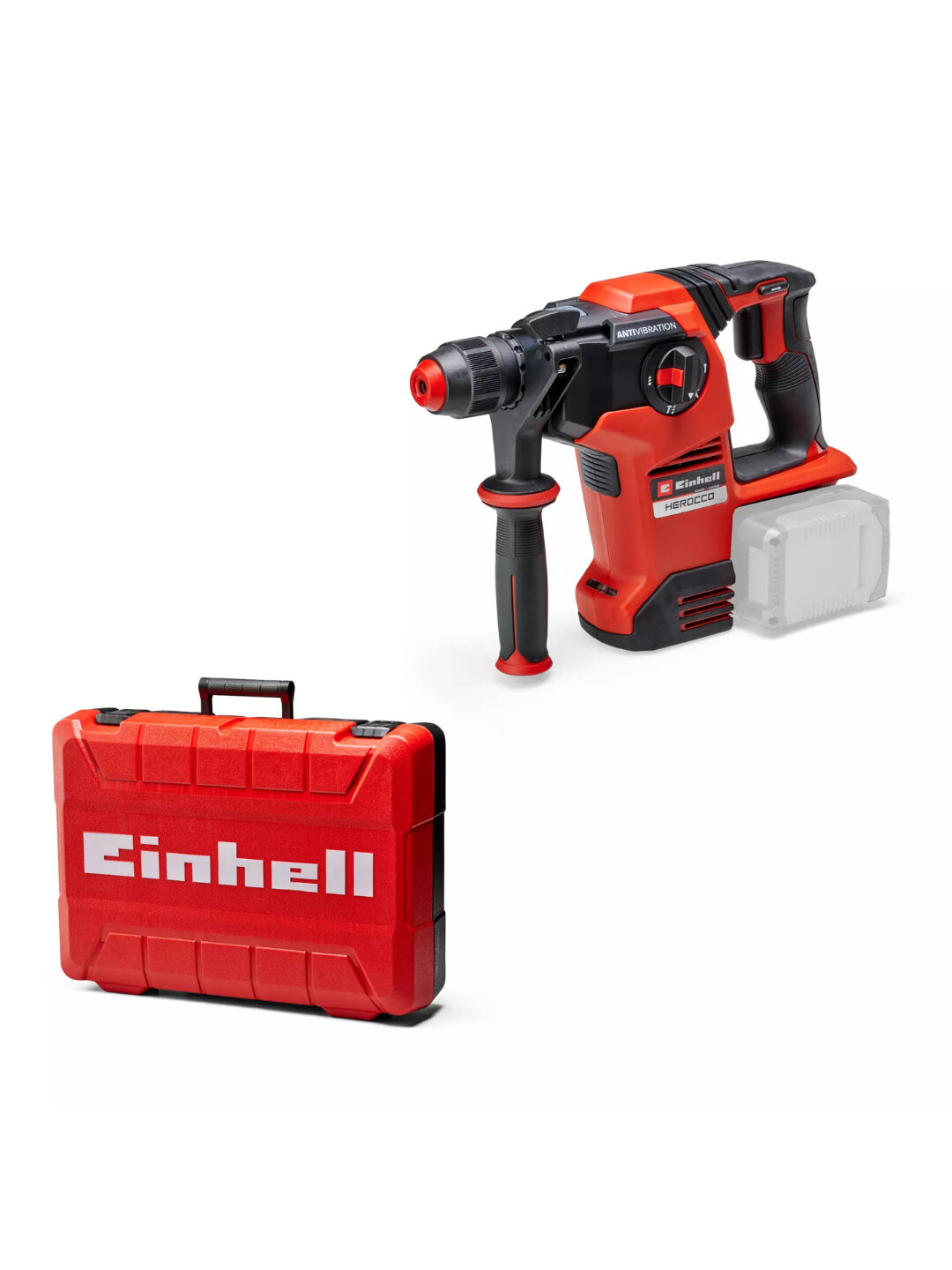 Перфоратор аккумуляторный Einhell HEROCCO 36/28 BL, 2×18В, 3.2 Дж, SDS+, Power X-Change — фото 1
