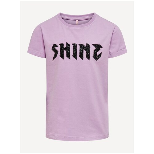 ONLY, футболка для девочки, Цвет: лиловый, размер: 98/104