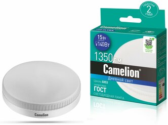 Светодиодная лампа Camelion LED15-GX53/865/GX53