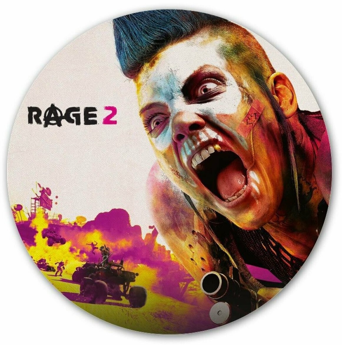 Коврик для мышки круглый по игре Rage 2