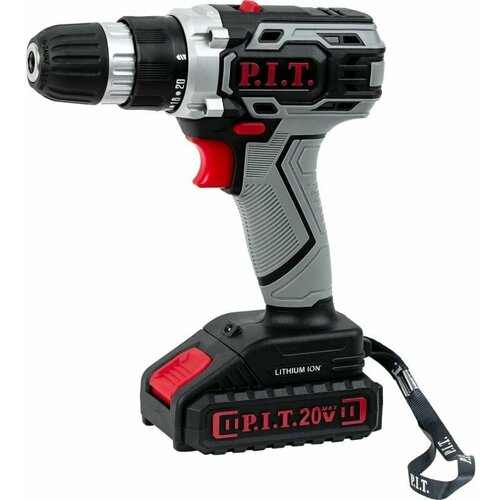 Дрель аккумуляторная PIT PSR18-D3 20В 2 Li акк15Ач2 ск30Нм быстр зарядка кейс 556000₽