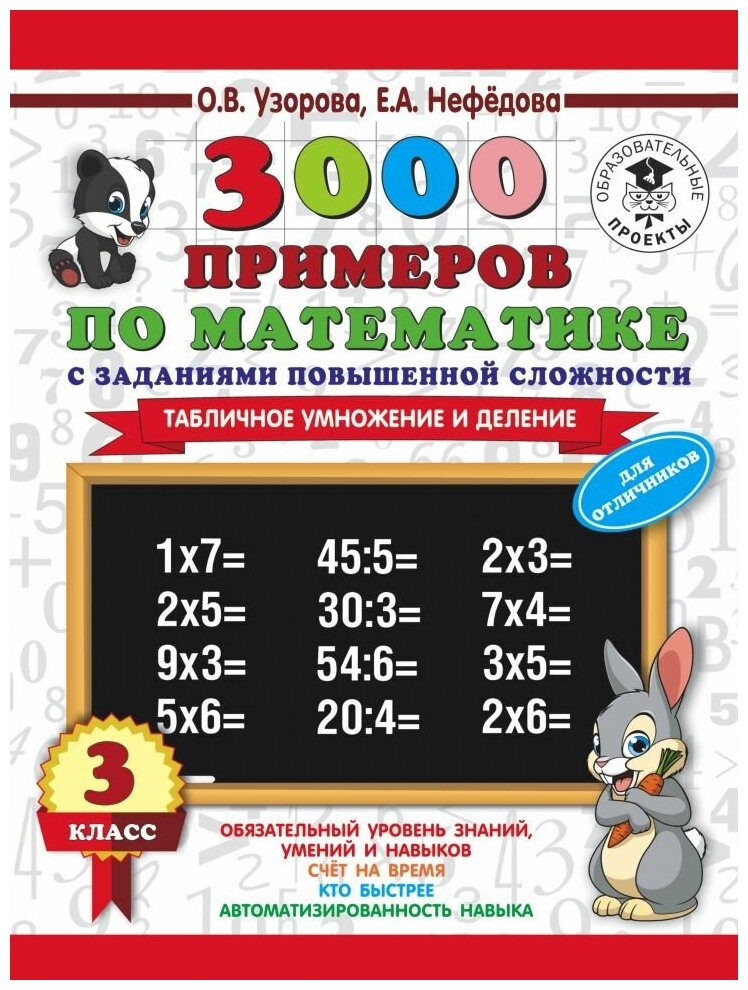 3000 Табличное умножение и деление