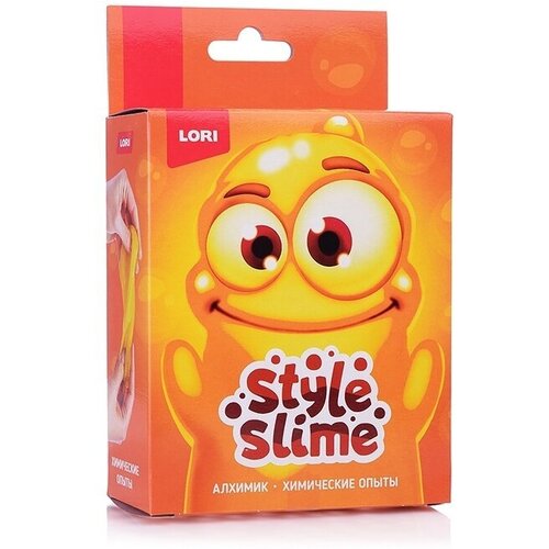 Химические опыты LORI Style Slime Желтый в коробке (Оп-099)