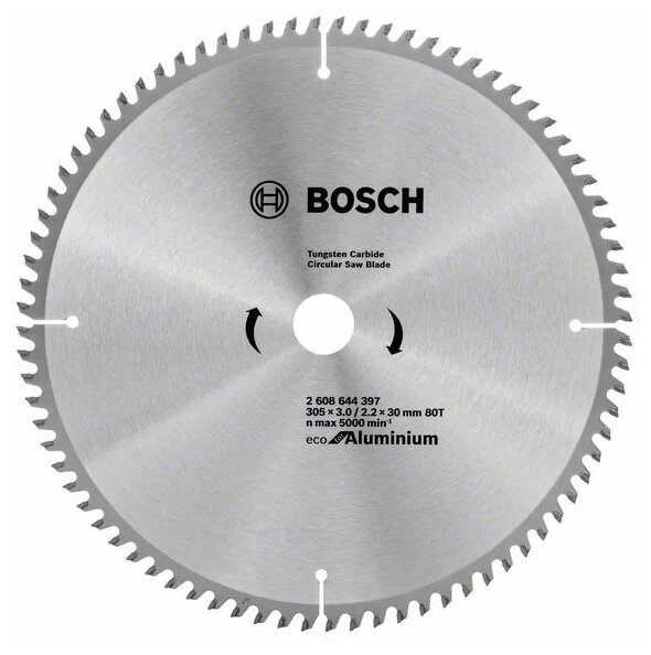 Пильный диск BOSCH Eco for Aluminium 2608644397 305х30 мм