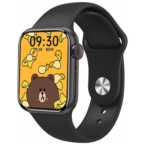 Умные часы SMART WATCH M16 mini 2021 38мм Черный с полноразмерным экраном и активным колесиком 265000₽