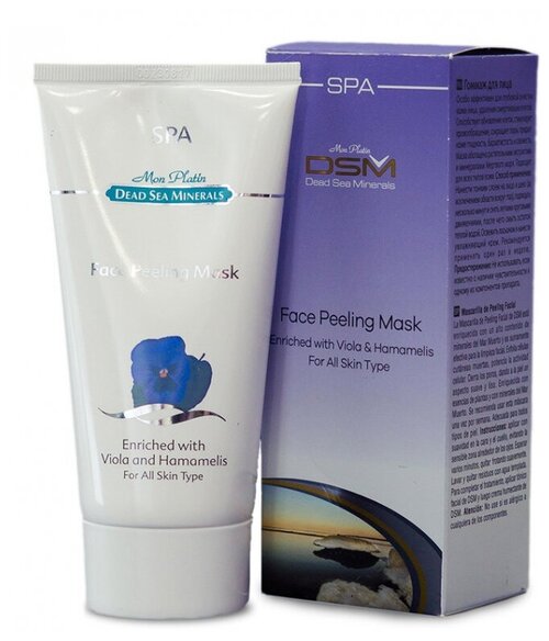 Mon Platin гоммаж для лица Dead Sea Minerals Face Peeling Mask, 150 мл