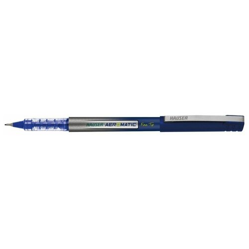 Ручка-рапидограф Hauser Aeromatic Fine Tip, пластик/металл, цвет чернил синий, толщина стержня 0,7 мм, цвет корпуса синий, 12 шт/уп