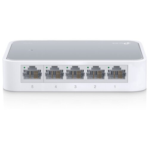 Коммутатор/ 5-port 10/100Mbps unmanaged switch, plastic case, desktop and wall mountable LS1005