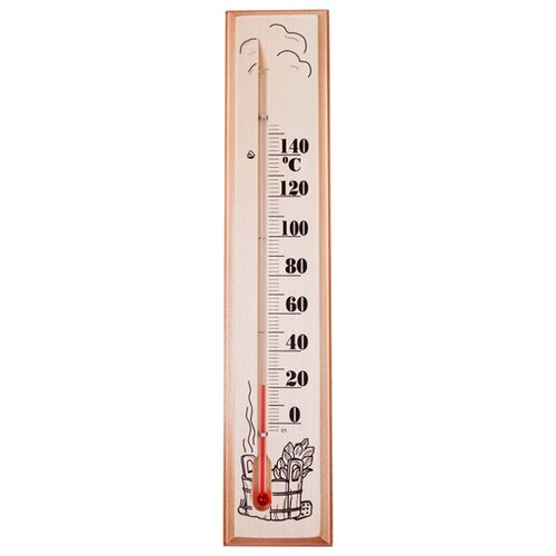 фото Термометр для сауны rexant дерево 60х300 мм