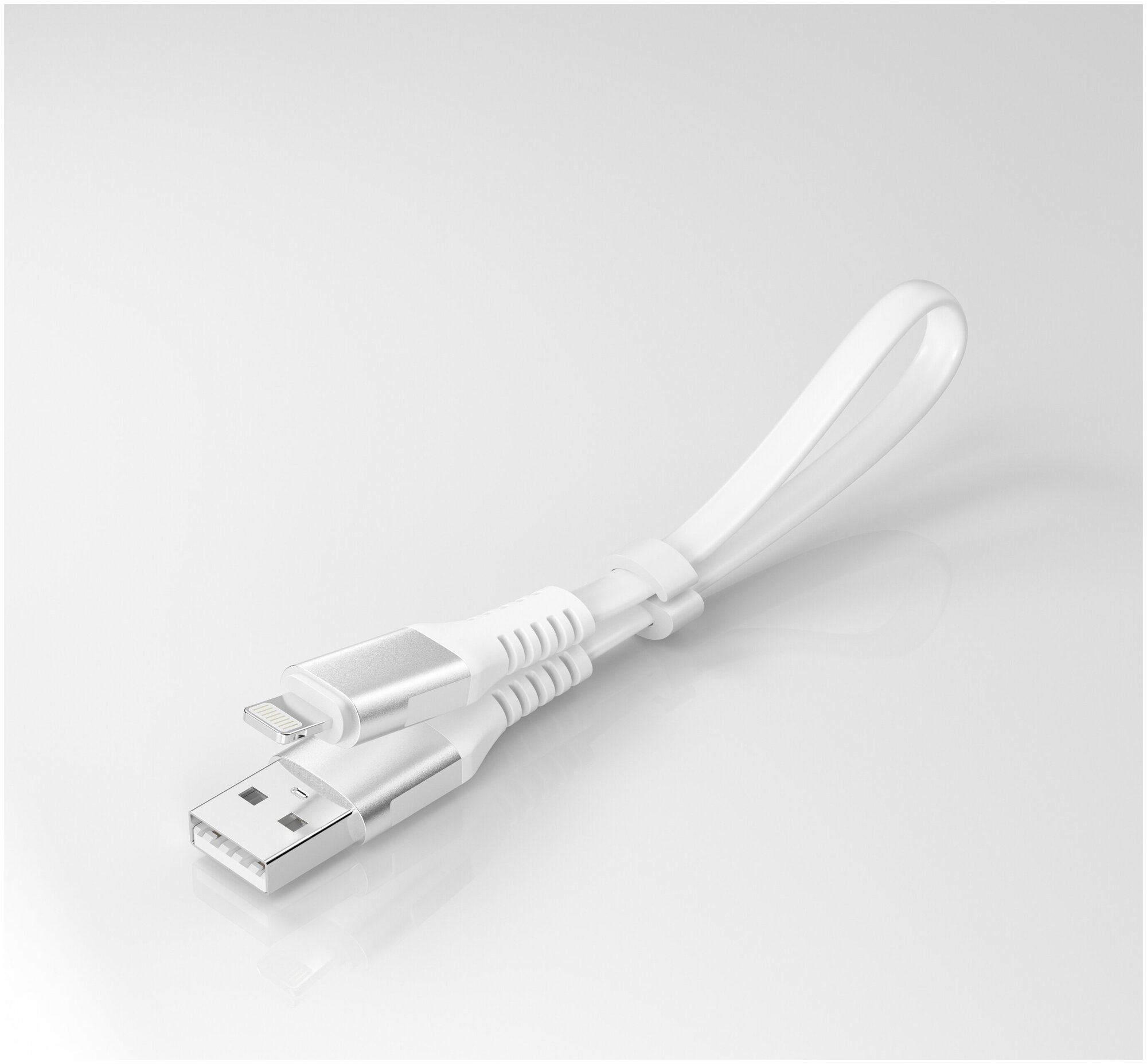 Кабель для быстрой зарядки Accesstyle USB Type-A - Lightning 24-TF30 смартфонов iPhone, планшетов, ноутбуков, белый