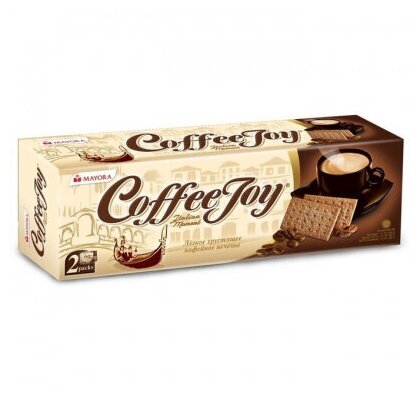 Печенье кофейное Coffee Joy, 90г - фотография № 1