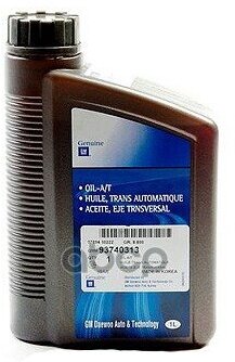 Масло Трансмиссионное Полусинтетическое Для Акпп Atf Atf Fluid Iii G 1Л GENERAL MOTORS арт. 93740313