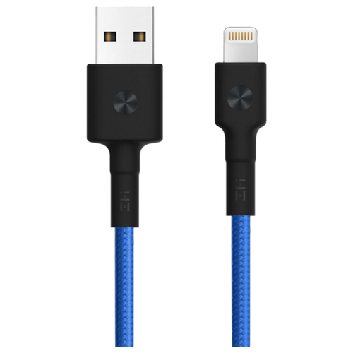 кабель zmi mfi usb lightning al803 1 м синий Кабель ZMI MFI USB - Lightning (AL803), 1 м, синий